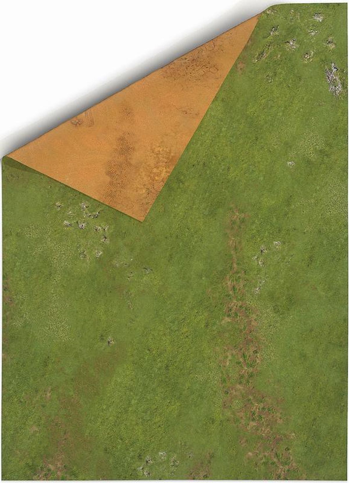 GameMat EU – Double G-Mat Highlands in War and Sands of Time – Spielmatte (112 × 152 cm) mit Tragetasche
