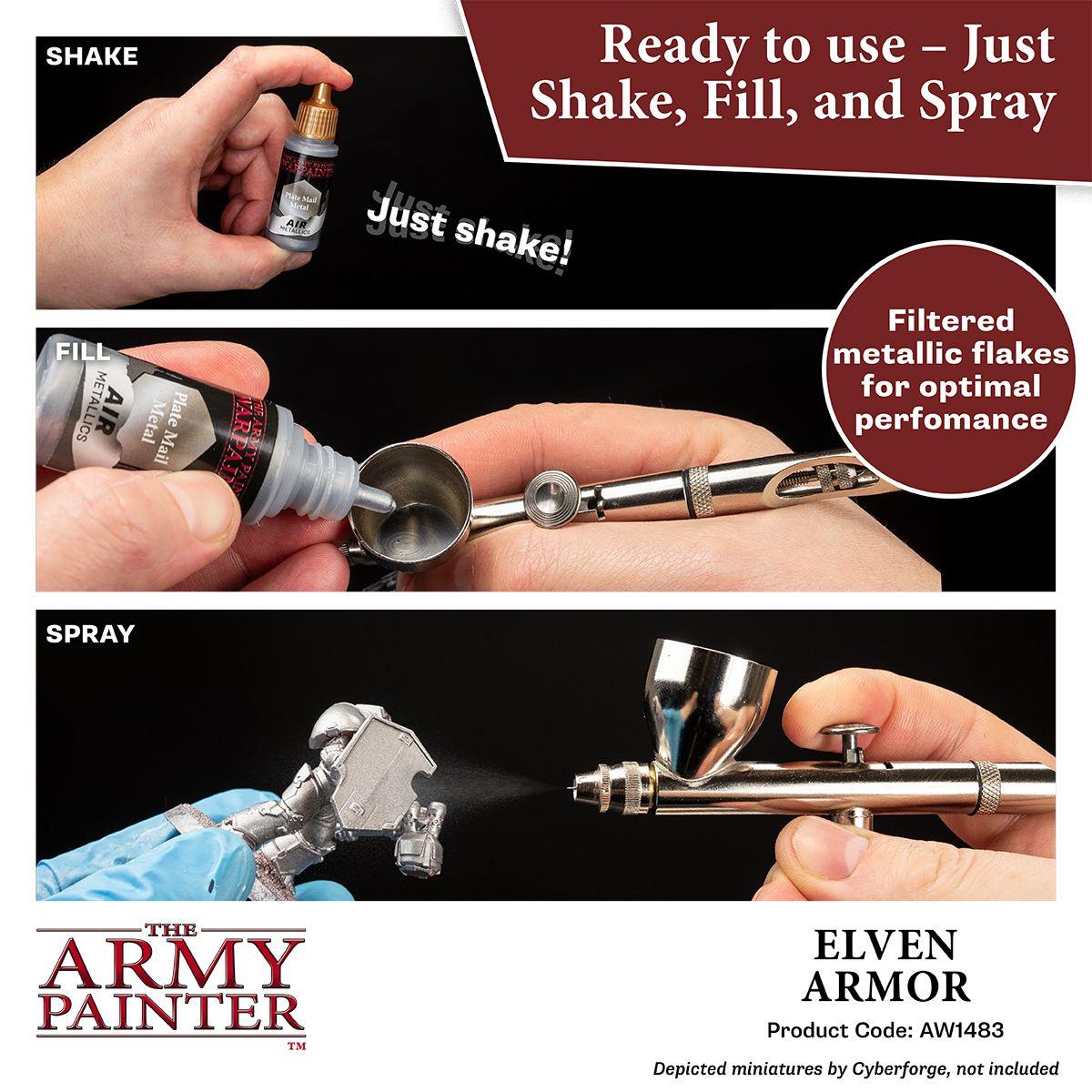 The Army Painter – Warpaints Air Metallics Elven Armor – 18 ml