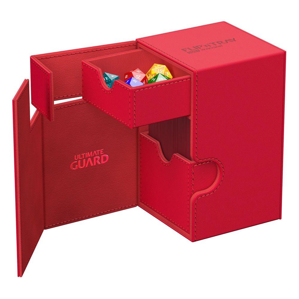 Ultimate Guard Twin Flip´n´Tray 100+ XenoSkin Monocolor Red