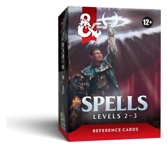 D&D RPG Reference Cards: Spells (Levels 2-3) (English)