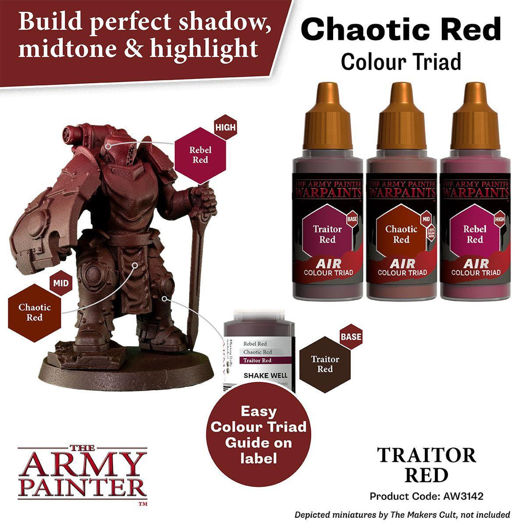 The Army Painter – Warpaints Air Traitor Red – 18 ml