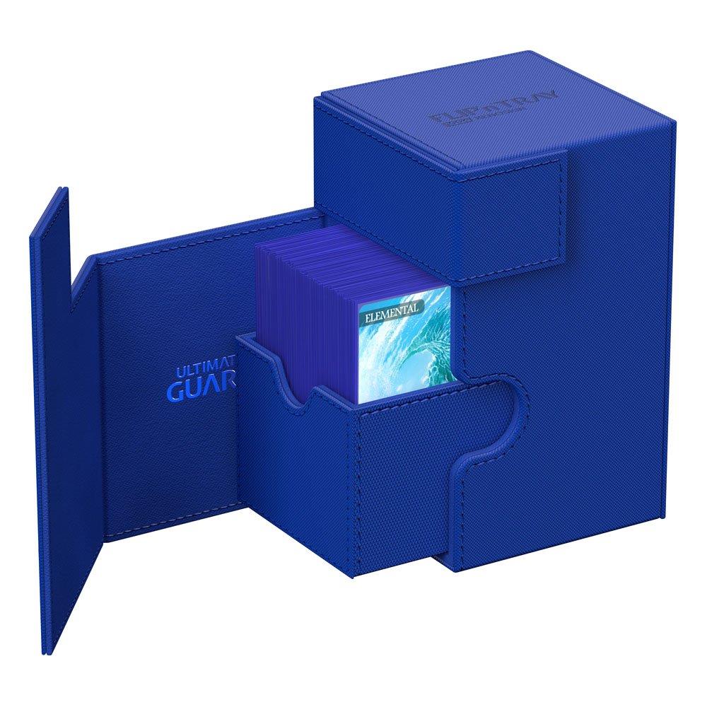 Ultimate Guard – Twin Flip'n'Tray 100+ Xenoskin Monocolor Blue