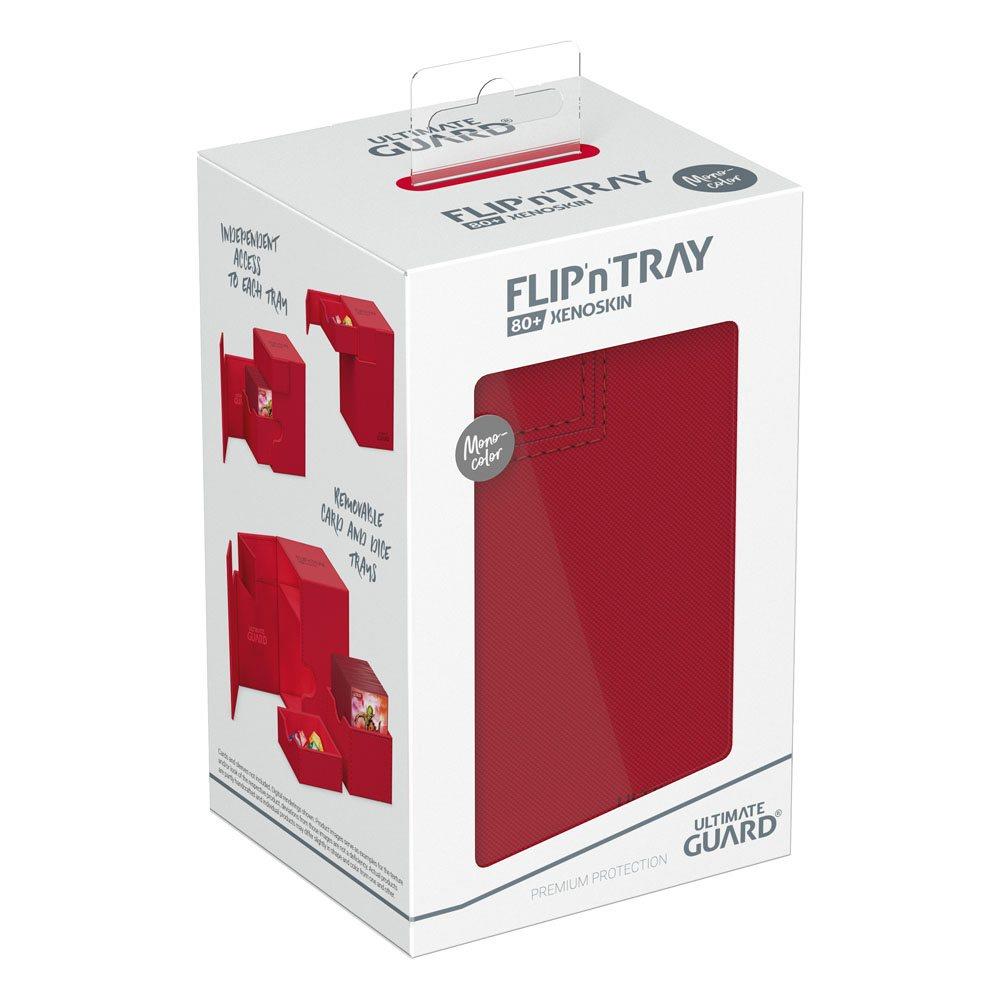 Ultimate Guard – Flip'n'Tray 80+ Xenoskin Monocolor Red