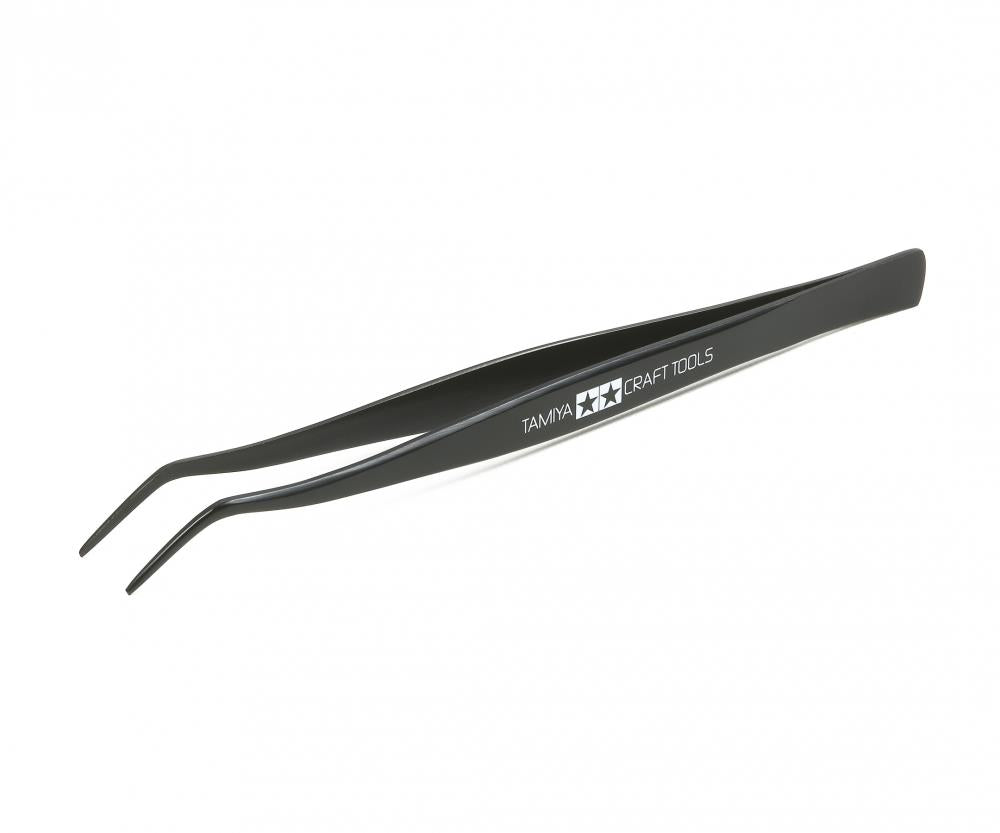 Angled tweezers