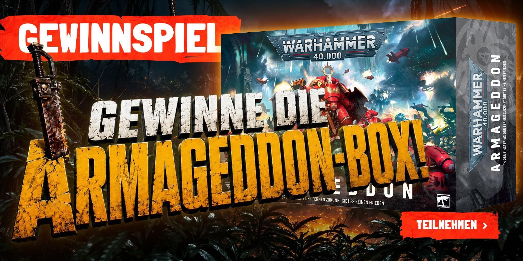 Warhammer 40k Armageddon-Box Gewinnspiel