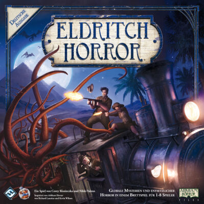 Eldritch Horror Brettspiel Grundspiel Verpackung Vorderseite