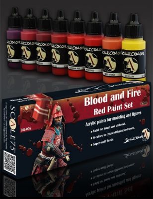 Blood and Fire Red Paint Set (8x17ml)