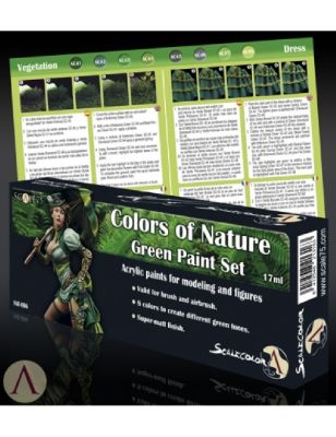 Colors of Nature Green Paint Set (8x17ml)
