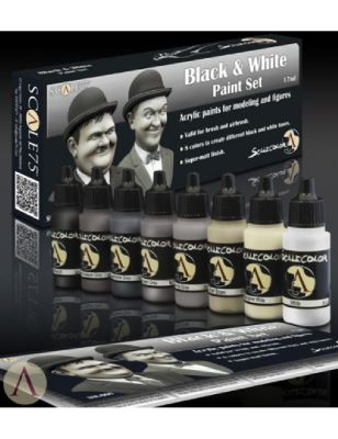 Black &amp; White Paint Set (8x17ml)