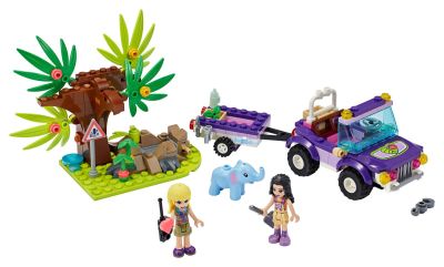 LEGO Friends - 41421 Rettung des Elefantenbabys mit Transporter Inhalt