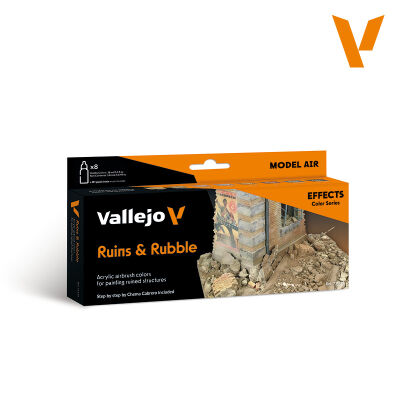 71.214 Model Air Set: Ruins & Rubble (8x17ml)