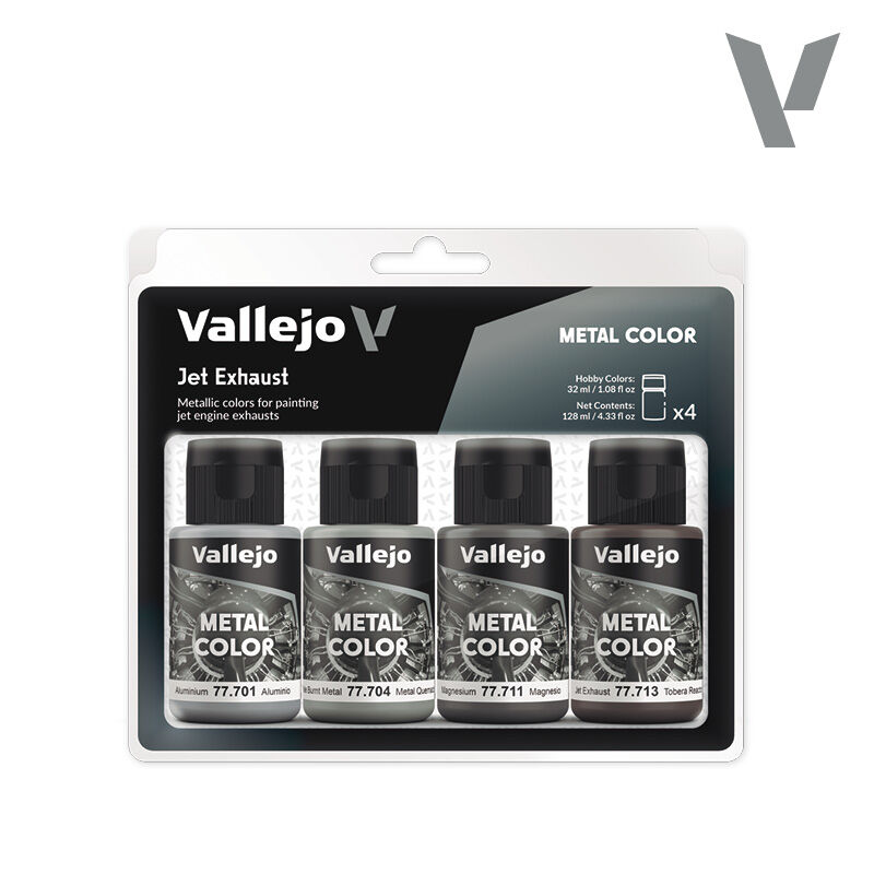 77.602 Vallejo Metal Set: Jet Exhaust