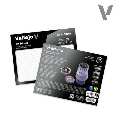 77.602 Vallejo Metal Set: Jet Exhaust