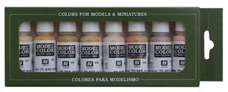 70.124 Model Color Set 24: Face/Skin Colours (8x17ml)