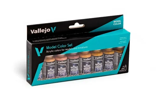 70.124 Model Color: Face & Skin Tones (8x18ml) Verpackung