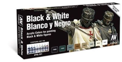 Model Color Set: Black and White Set