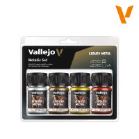 70.199 Liquid Metal Set: Metallic Set (4x35ml) R&uuml;ckseite