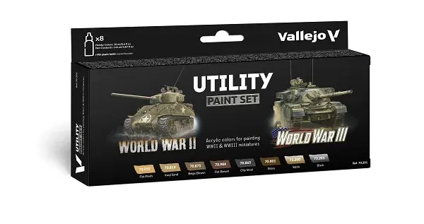 70.201,Model Color: Utility Paint Set (8x18ml) Verpackung