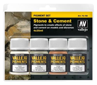 73.192,Vallejo Pigment Set: Stone &...
