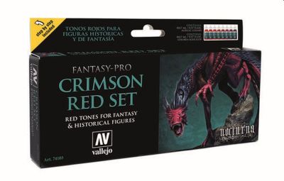 Model Color Set: Fantasy-Pro Crimson Red