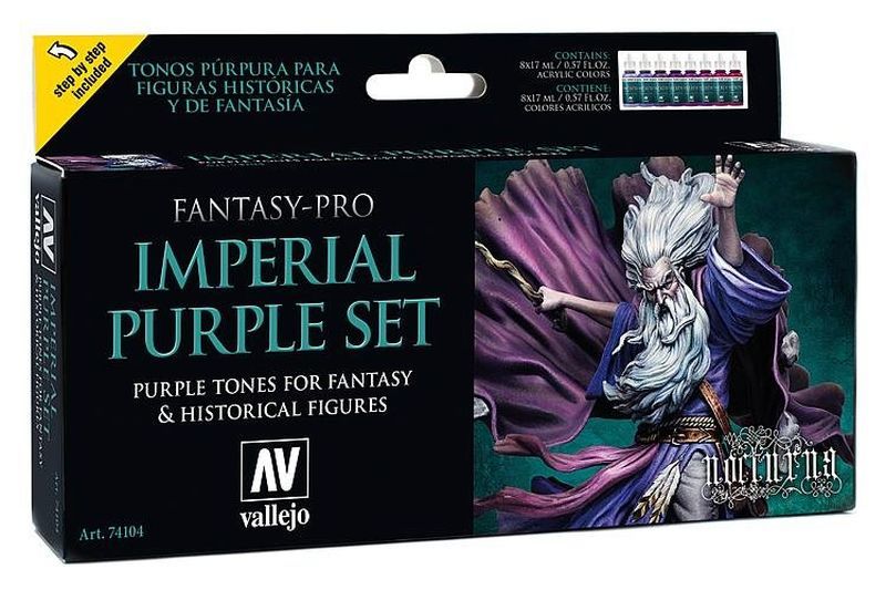 74.104,Model Color Set: Fantasy-Pro Imperial Purple,Acrylfarben, Vallejo