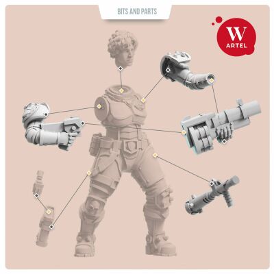 Artel W - L.E.U. Riot Contol Upgrade Kit (weiblich)
