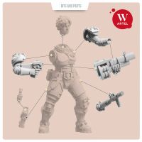 Artel W - L.E.U. Riot Contol Upgrade Kit (weiblich)
