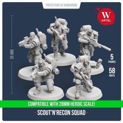 Artel W - Scout`n`Recon Squad (5 Scouts)