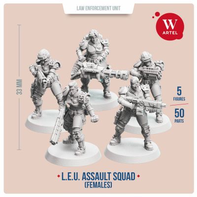 Artel W - L.E.U. - Assault Squad (Female enforcers)