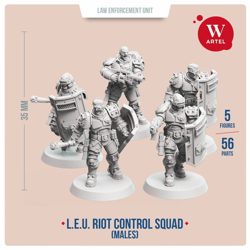 Artel W - L.E.U. - Riot Control Squad (männlich)