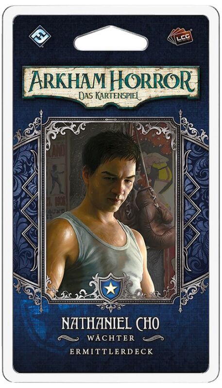 Arkham Horror: LCG - Nathaniel Cho Ermittler Deck DE verpackung vorderseite