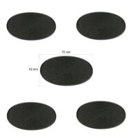 5x Citadel-Ovalbases (75 mm x 42 mm)