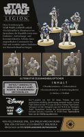 Star Wars: Legion Spezialisten der Republik verpackung r&uuml;ckseite details