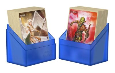 Ultimate Guard Boulder Deck Case 60+ Standardgr&ouml;&szlig;e Sapphire halb offen