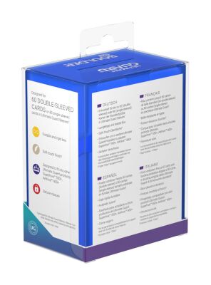 Ultimate Guard Boulder Deck Case 60+ Standardgr&ouml;&szlig;e Sapphire