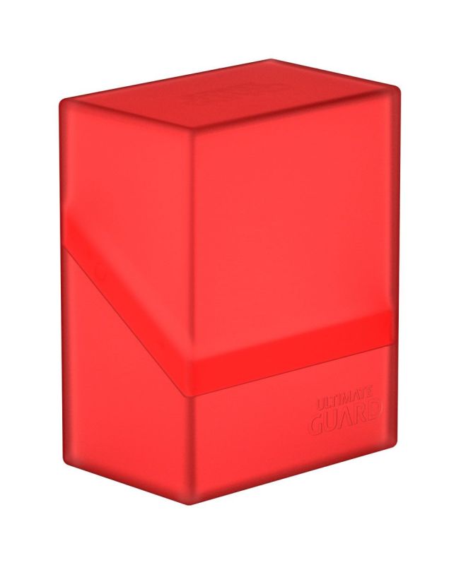 Ultimate Guard Boulder Deck Case 60+ Standardgröße Ruby geschlossen