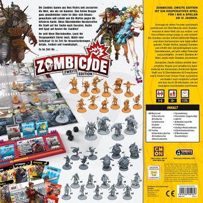 Zombicide 2. Edition deutsch rückseite details