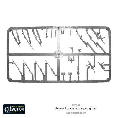 French Resistance Support Group inhalt details miniaturen waffentraeger kunststoff