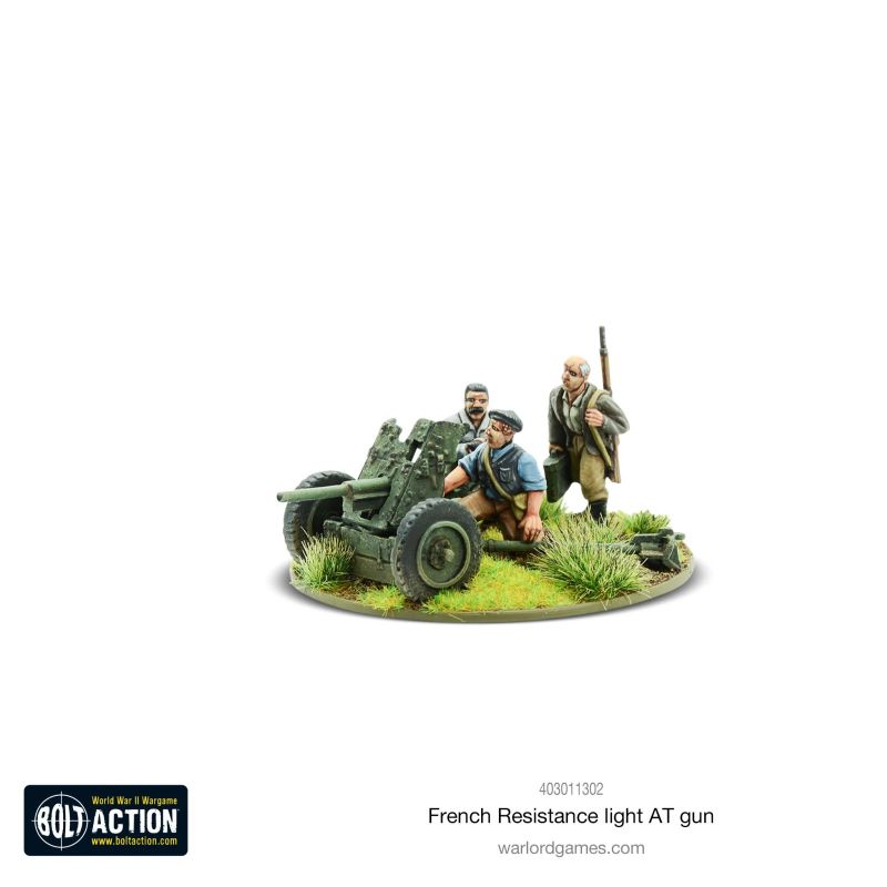 French Resistance light anti-tank gun inhalt details miniatur