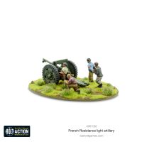 French Resistance Light Artillery inhalt details miniatur