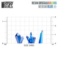 BLUE Resin Crystals - Medium