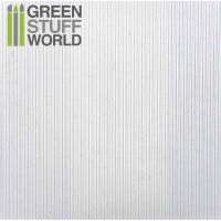 ABS Plasticard - CORRUGATED 0.5mm Textured Sheet - A4