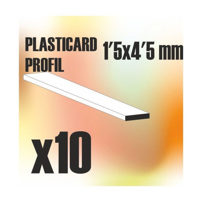 ABS Plasticard - Profile PLAIN 4.5mm