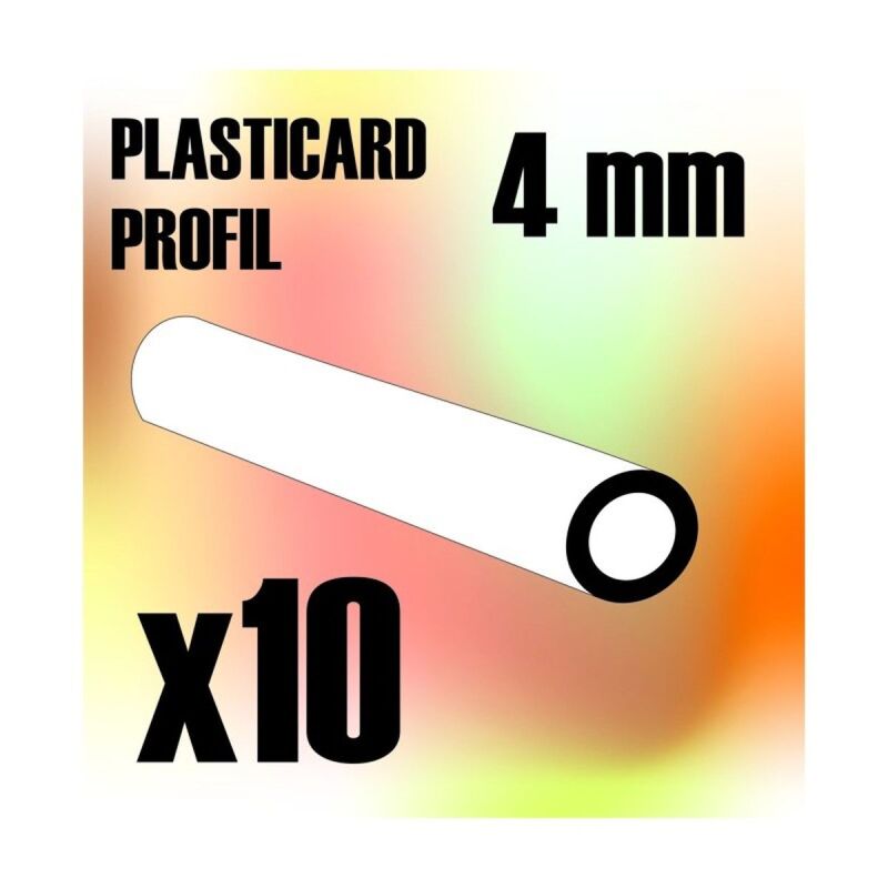 ABS Plasticard - Profile TUBE 4mm