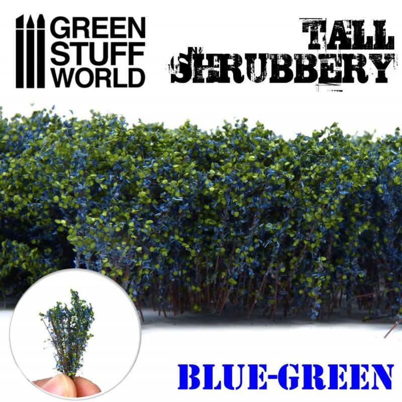 Tall Shrubbery - Blue Green