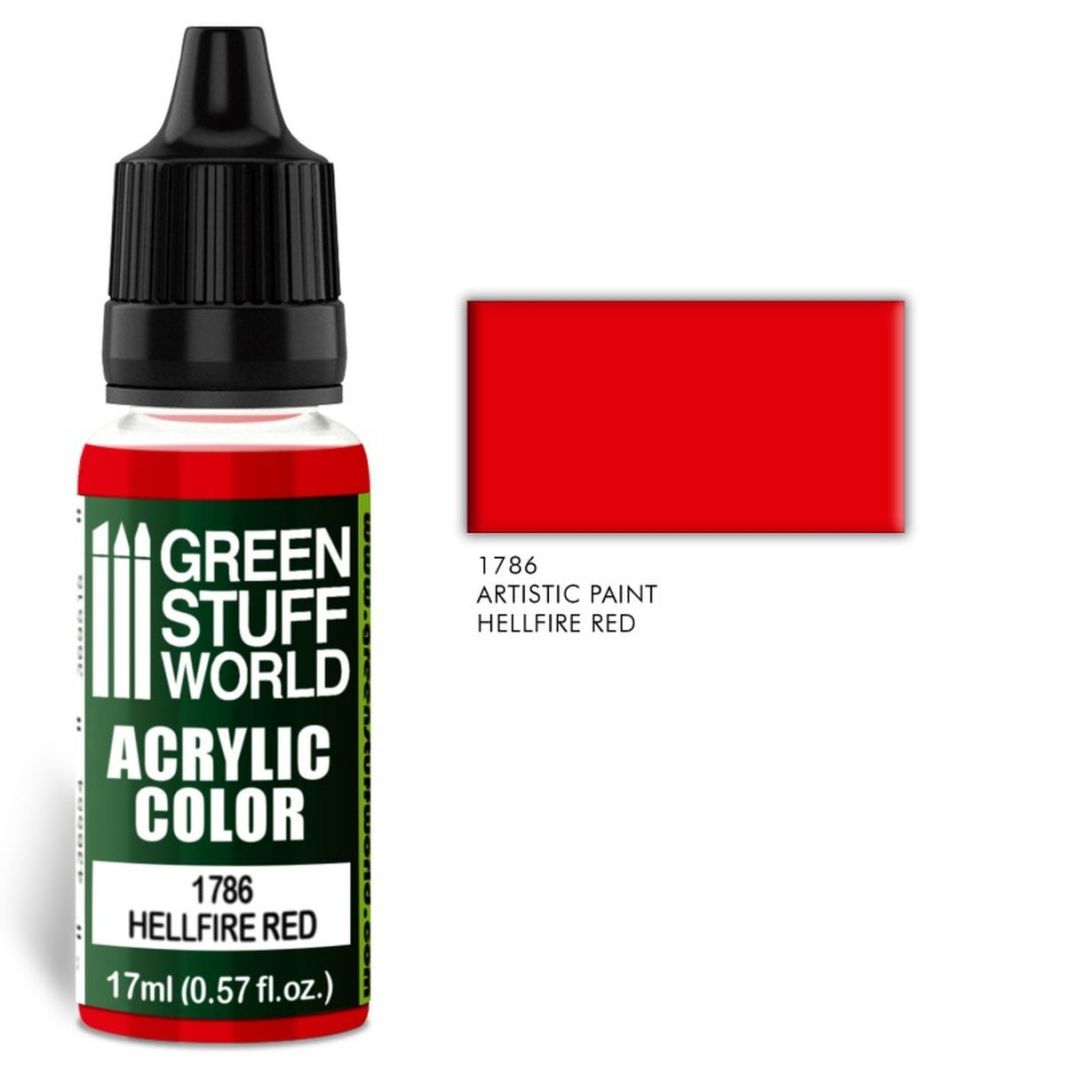 Acrylic Color Hellfire Red (17ml)