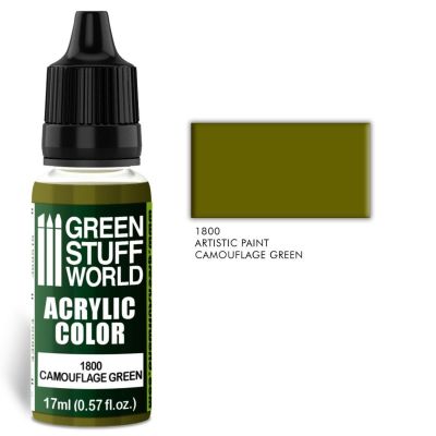 Acrylic Color Camouflage Green (17ml)