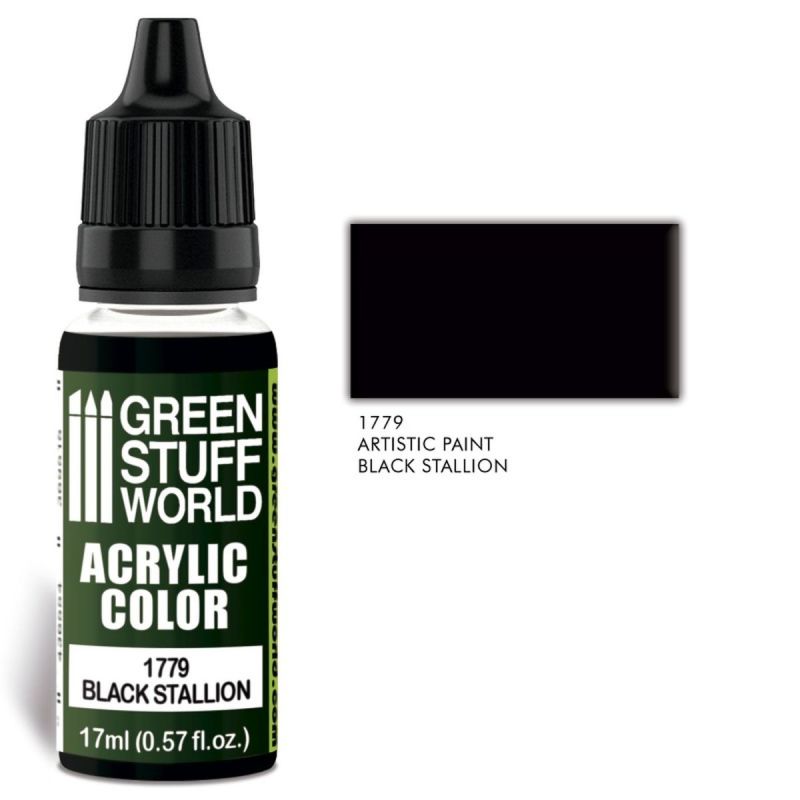 Acrylic Color Black Stallion (17ml)