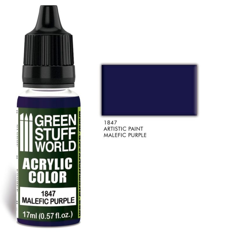Acrylic Color Malefic Purple (17ml)
