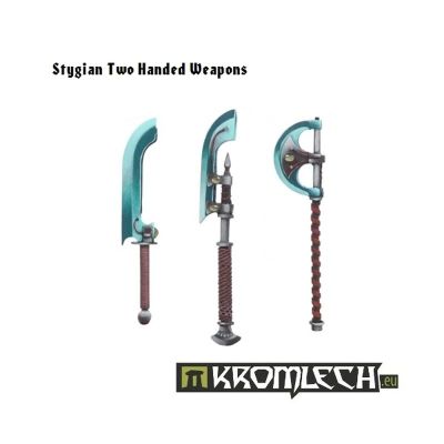Stygian Two Handed Weapons Kromlech bemalt